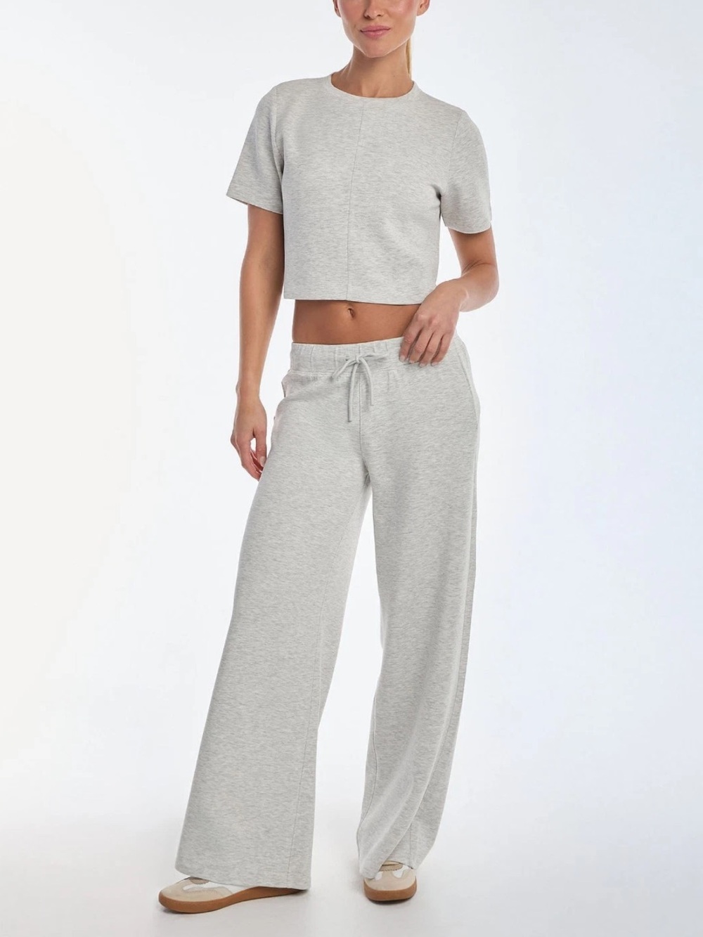 NWT Noli Shop Daphne 2 Piece Modal Lounge Set T Shirt & Wide Leg Pants size S